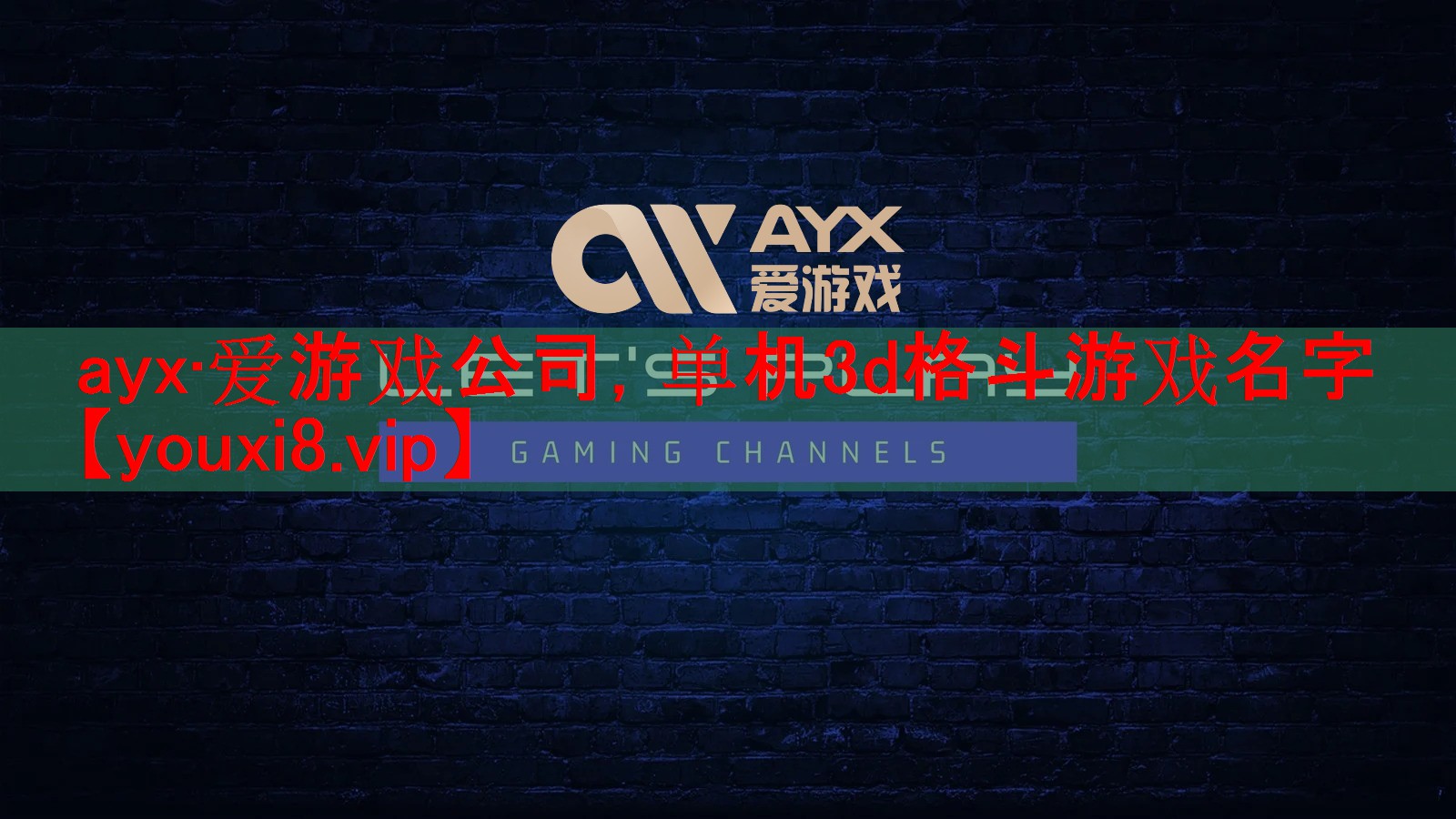 ayx·爱游戏公司，单机3d格斗游戏名字